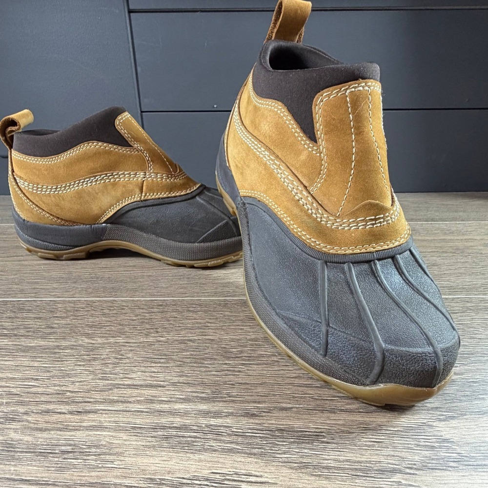 L.L. Bean Women's Short Chaser Slip On Boots Outdoors Waterproof Size 8.5